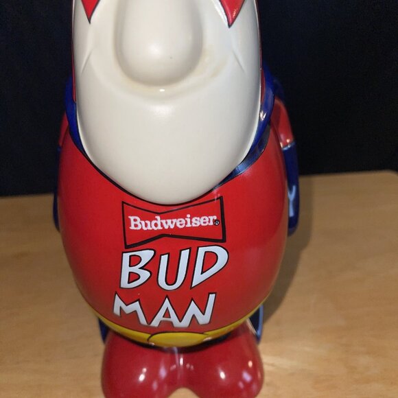 Budweiser Bud Man Ceramic Stein 1997 - Picture 4 of 12